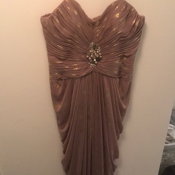 Adrianna Papell EUC flattering strapless gown - Picture 7 of 8